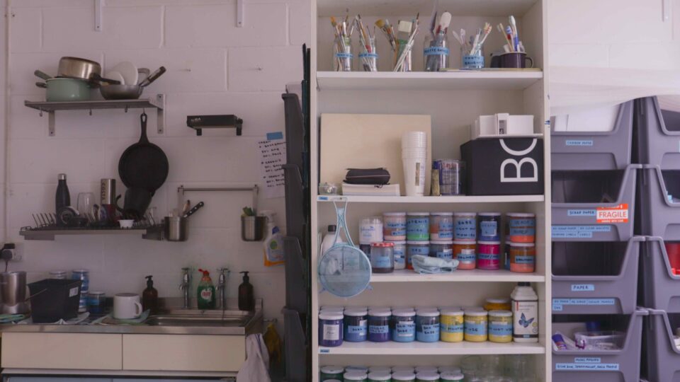 Sinta Tantra’s Studio, 2023. Image courtesy of Art World Database