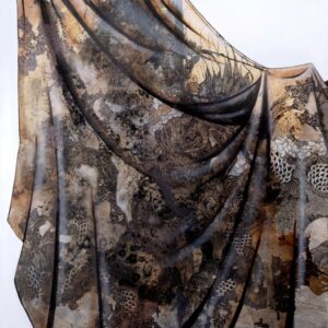 Kemalezedine, ‘Ulap-ulap #8’, 2023, Acrylic on canvas, 150 x 150 cm. Image from Artsy