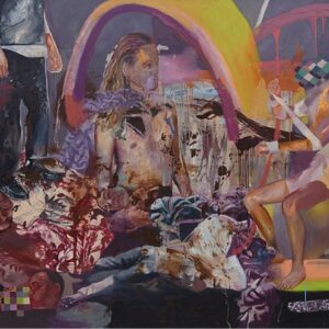 Winner Jumalon, ‘Jura Me (Swear To Me)’, 2014, oil on canvas, 244 x 458 cm. Image from Ames Yavuz