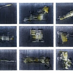 Aditya Novali, 'Abstract of the absence series (#000000 | #FFFF00)', 2018, ink, paint on transparent plexiglass. Photo from ROH