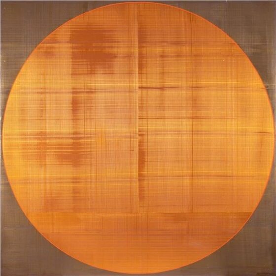 05-Norberto-Carating-_Golden-Sun-over-Fertile-Ground-2013-Acrylic-on-canvas-153-x-153-cm.-Image-from-MutualArt
