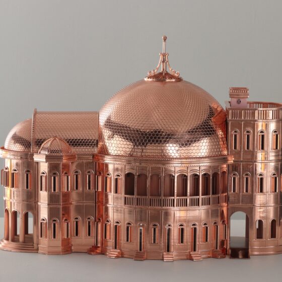 05-Prateep-Suthathongthai-_Gandharva-Theatre-Pink-Gold-2023-3D-Print-with-lights-50-x-38-x-68-cm.-Image-from-Artsy