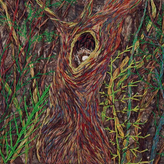 05-Raffy-Napay-_Safe-2015-Thread-and-printed-fabric-on-canvas-91.5-x-122-cm.-Image-from-Pinto-Art