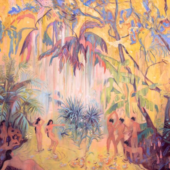 05-Tuan-Vu-_Nymphs-Spartans-and-Satyr-2023-Oil-on-canvas-165-x-223-cm.-Image-from-Artsy