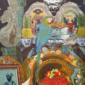 Budi-Agung-Kuswara-‘Details-of-Defragmentation-2-2021-Cyanotype-acrylic-on-kamasan-canvas-200-×-145-cm-Image-courtesy-of-the-artist-and-Mizuma-Gallery