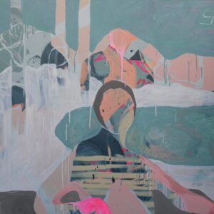 Chati Coronel, 'Inner Constellation 5 30 pm', 2021, acrylic on canvas, 152 x 213 cm. Image from the artist's website