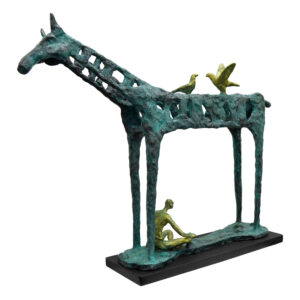 Chin Wan Kee, 'Beyond Mind and Words series No.117 Enlightenment in Life', 2020, bronze, 42 x 54 x 12 cm. Image from G13 Gallery