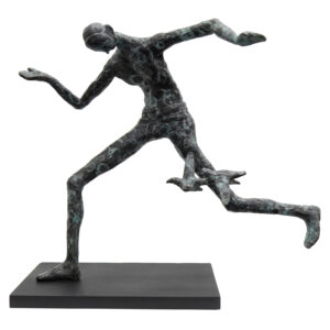 Chin Wan Kee, 'Beyond Mind and Words series No.99 Mad Runner', 2019, bronze, 33 x 38 x 16 cm. Image from G13 Gallery