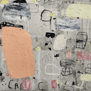 Fauzul Yusri, ‘Sunshine’, mixed media on canvas, 122 x 122 cm. Image from Taksu