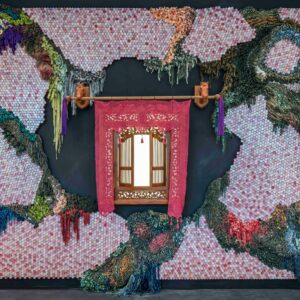 Gucci X Kelly Jin Mei, Installation for the reopening of the Gucci Flagship Store in Singapore, 2021, Image courtesy of Gucci