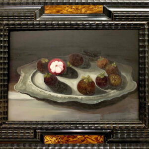 Johann M Fauzi, 'MANGGIS (Self Portrait)', 2018, oil on copper, 49.5 x 60 cm. Image from Art Porters Gallery