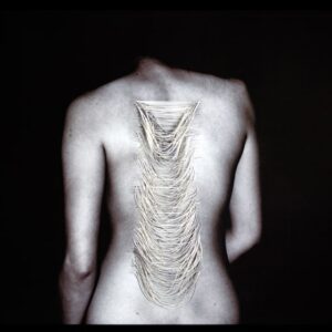 Kamolpan Chotvichai, 'Karma (deed)', 2015, c type print and hand cut canvas, 103 x 138 cm. Image from Sundaram Tagore