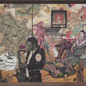 Kawayan-de-Guia-‘The-great-gasp-HUKLIT-a-time-for-abstinence-and-offering-2023-Canvas-acrylic-wood-resin-paper-pencil-and-fire-186.69-x-212.73-cm-Image-from-Ocula-