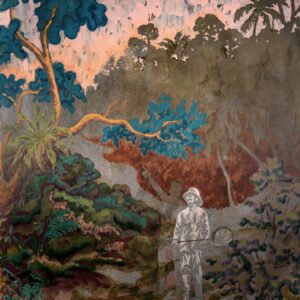 Khairulddin Wahab, 'A Variation On Things Imperfectly Unknown', 2021, acrylic on canvas, 150 x 120 cm. Image from Cuturi Gallery