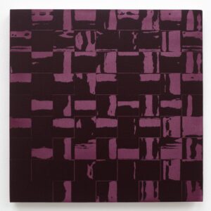 Maria Taniguchi, 'Untitled-(room-of-phases)', 2021, acrylic on canvas, 45.72 x 45.72 cm. Image from Ocula