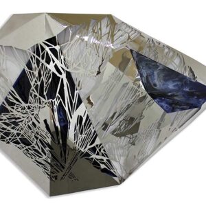 Melissa Tan, ‘Kaali’, 2020, mirror finish stainless steel epoxy resin pigment 88x62x12cm. Photo courtesy RKFA and the artist.