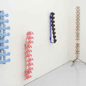 Haffendi Anuar, 'Midday Stanza', Jesmonite casts, washers, nuts, bolts, oil paint and painted steel. Image courtesy of the artist.