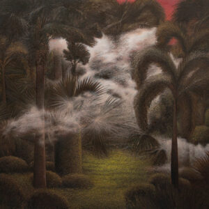 Pachara Piyasongsoot, 'Himmapan' 2021, oil on linen 120x150cm. Photo courtesy of the artist and RKFA.