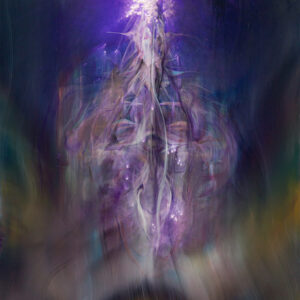 Ruben Pang, Chrysalis, 2021, oil, alkyd and synthetic varnish on aluminium composite panel, 75 x 60 cm Image courtesy of Yavuz Gallery