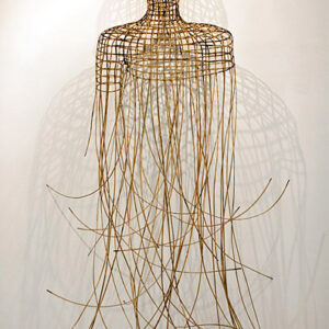 Sopheap Pich, 'Buddha', 2009, Rattan, wire, dye, 220 x 110 x 70 cm, Image courtesy of the artist