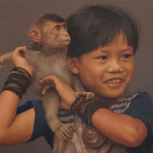 Tan Wei Kheng, ‘David Pung’, 2019, oil on canvas 91x122 cm. Photo courtesy RKFA and the artist.