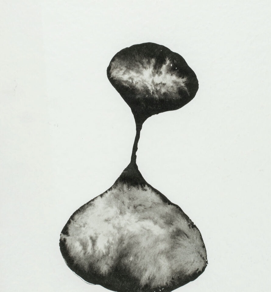 Thean Chie Chan, 'Ohne Titel', 2019, ink on paper, 29 x 21 cm. Image from Galerie Krinzinger