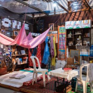 Tith Kanitha, 'Hut Tep Soda Chan', 2011/2017, mixed media installation, 250 x 300 x 300 cm. Image from Singapore Biennale