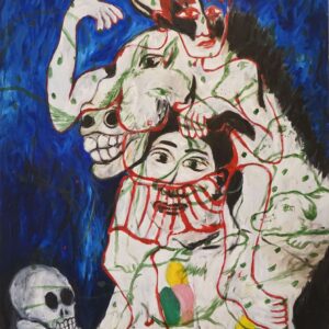 Vincent-Leow-Donkey-and-Dogs-2012-Oil-on-canvas-120-x-150-cm.-Image-from-Ocula-