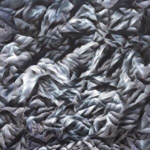 Faizal Yunus, ‘Don't Let it Get You Down’,2020, oil metallic lacquer on canvas 70 x70cm. Photo courtesy RKFA and the artist.